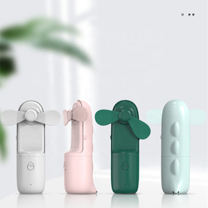 VCAN Small Pocket Light Weight Fan Rechargeable Outdoor Travel Handheld Portable Folding Mini Fans with Charger