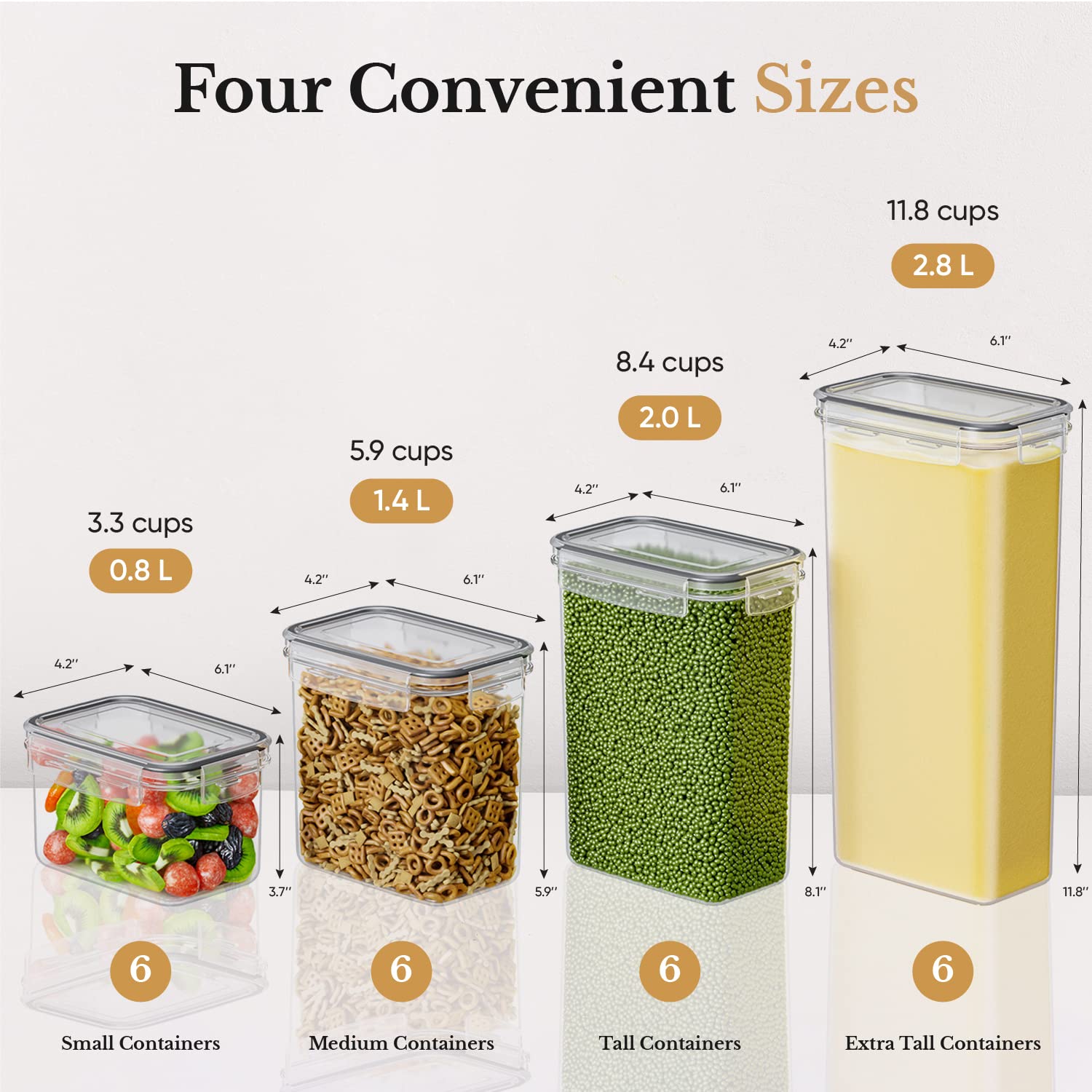 BPA Free Home Use Kitchen Moisture Proof Sealed Container Preservation Plastic Food Container
