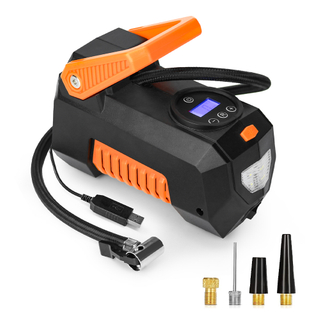 VCAN DC12V Portable Smart Tire Inflatorfor Car Tires Bicycle With LED Light Digital Pressure Gauge