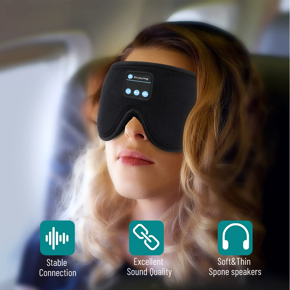 Bluetooth 5.0 Music Memory Foam Sleeping Eye Mask