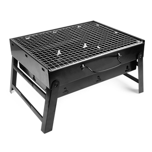 Folding Portable Barbecue Charcoal Grill, Barbecue Desk Tabletop Outdoor Stainless Steel Smoker BBQ For Outdoor Cooking Camping Picnics Beach