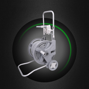 PP 1/2" 3/4 BSP Lightweight Expandable High Pressure Garden Hose Reel Set With Quick Connector
