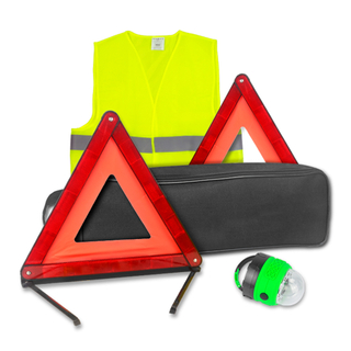 Wholesale High-Visibility Roadside Emergency Car Kit for Travel Roadtrip Essentials