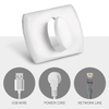 Small Clear Hooks Organize Damage-Free