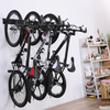 Wall Mounted Bike Storage Rack For Road Mountain Hybrid Bikes With 5 Rack Straps