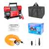 150PSI Auto Double Cylinder Heavy Duty Tire Inflator With Portable Carry Bag For SUV Truck Pickup