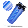 2 in 1 Pet Food Container, Portable Dog Bowls Water Bottle for Walking Hiking Travelling