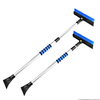 46" 3-in-1 Extendable Car Snow Brush With Scraper