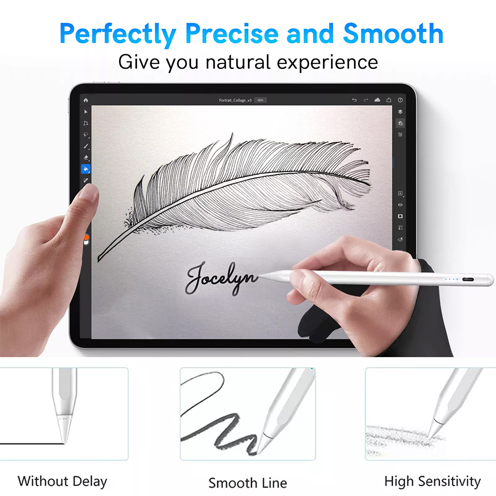 Active Capacitive Pen Stylus Pencil Tablet Stylus Pens