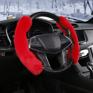 Universal Warm Winter Plush Steering Wheel Cover