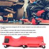 40 Inch Mechanic Plastic Car Creeper Blow Molded Ergonomic HDPE Body With Padded Headrest 