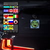 DC12V 32x32 Emoji APP Cellphone Control LED Car Display Screen