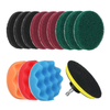 26 Pieces Power Scrubber Brush Pad Sponge Kit Car Cleaning And Polishing Kit