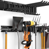 Wall Mounted Bike Storage Rack For Road Mountain Hybrid Bikes With 5 Rack Straps