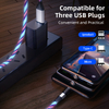 3 in 1 LED Glowing Magnetic Charging Cable