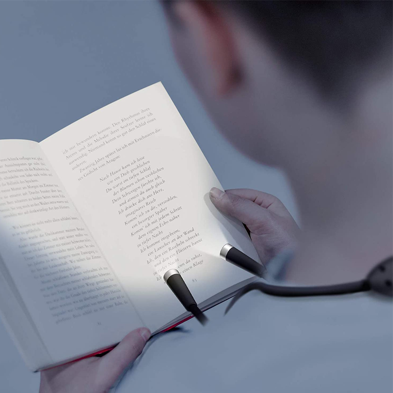 VCAN Neck LED Light Book for Reading in Bed