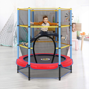 Jumping Trampoline Bed with Protective Net