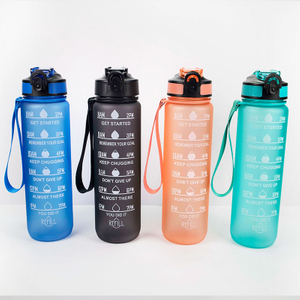 1000ml Drinking Water Bottle with Time Marker