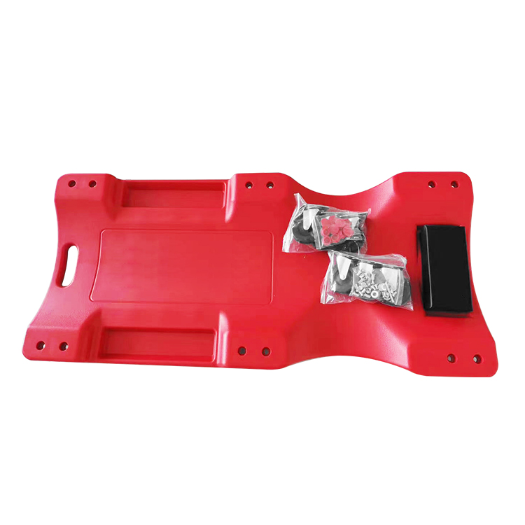 40 Inch Mechanic Plastic Car Creeper Blow Molded Ergonomic HDPE Body