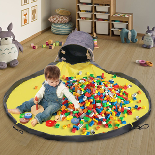Toy Storage Organizer & Play Mat for Kids