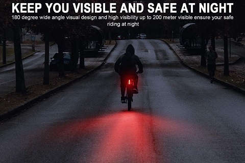 Night night riding must use professional bike lights(1)