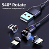 3 in 1 Magnetic Charging Cable With Micro USB Type C